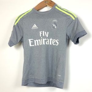 real madrid grey and green jersey